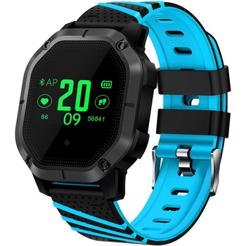 Ceas Smartwatch si Bratara Fitness Sport-Tech K5, Model Sport , Tensiometru , Puls , Monitor Somn , Bratara Detasabila ,Notificare Apeluri si Mesaje , IP68 Waterproof , Incarcare Magnetica , Culoare Albastru Ceas Smartwatch si Bratara Fitness Sport-Tech K5, Model Sport , Tensiometru , Puls , Monitor Somn , Bratara Detasabila ,Notificare Apeluri si Mesaje , IP68 Waterproof , Incarcare Magnetica , Culoare Albastru