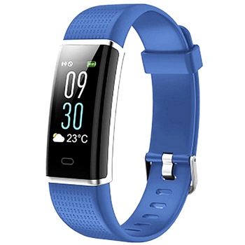 Smartwatch si Bratara Fitness Smart Comfort F13 , Monitorizare Puls ,Pasi , Calorii , Notificare Mesaje , IP67 Waterproof , Culoare Albastru Smartwatch si Bratara Fitness Smart Comfort F13 , Monitorizare Puls ,Pasi , Calorii , Notificare Mesaje , IP67 Waterproof , Culoare Albastru