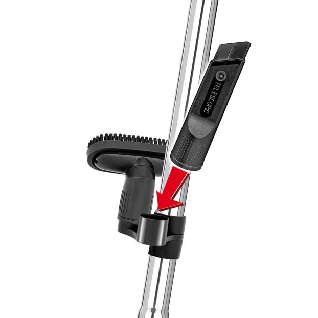 Aspirator MPM MOD-25 fara sac de praf, negru/portocaliu