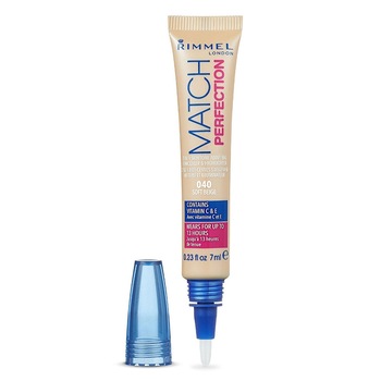 Corector iluminator Rimmel London Match Perfection 2 in 1 - 040 Soft Beige, 7 ml Corector iluminator Rimmel London Match Perfection 2 in 1 - 040 Soft Beige, 7 ml