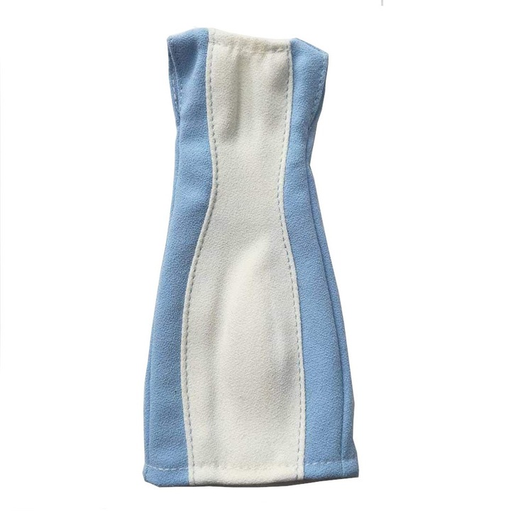 Rochie de papusi, Dulapiorul cu hainute by Mardo, alb/bleu