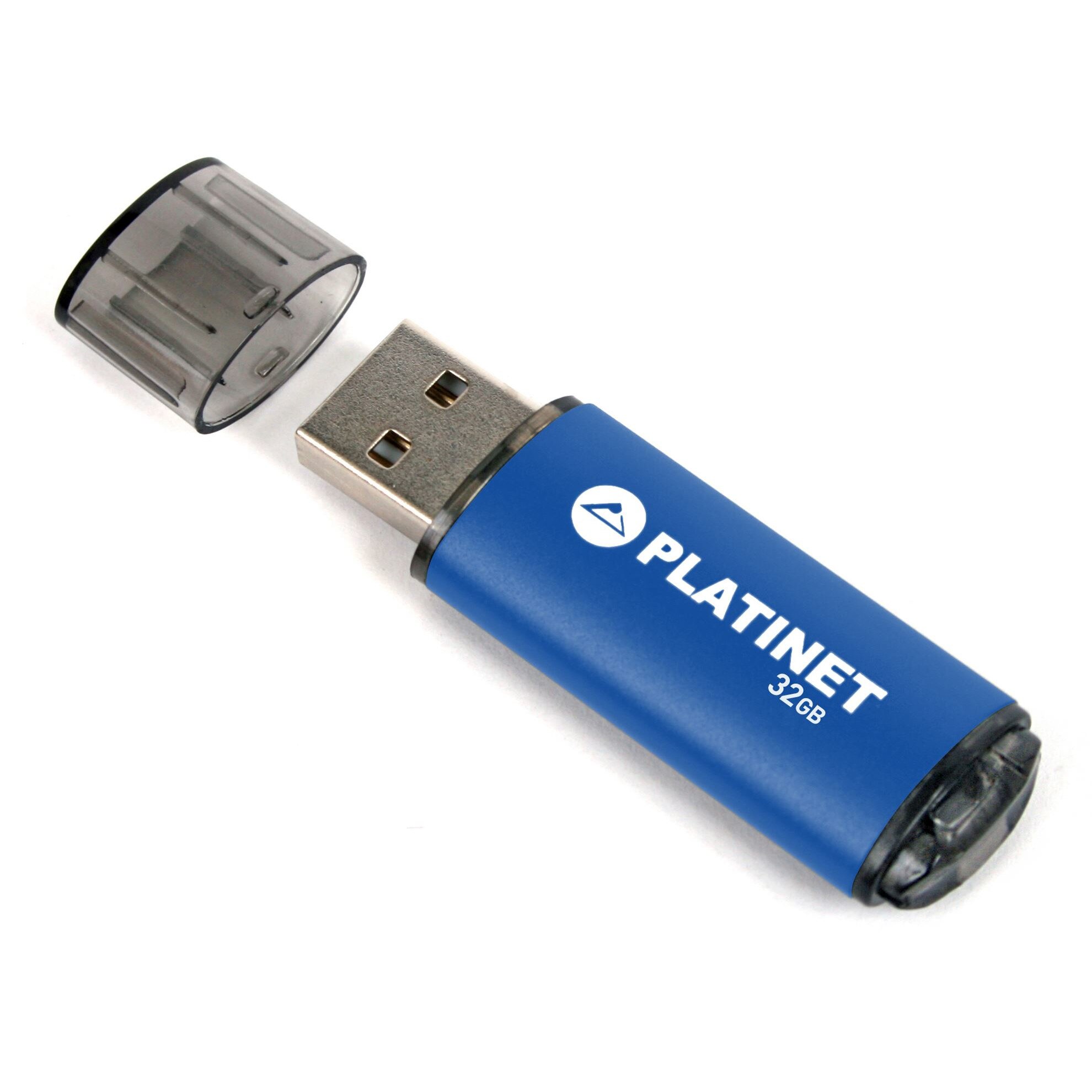 compliance Firefighter Learning Memorie USB 2.0 Platinet 32Gb, X-Depo 42967, cu capac, albastra - eMAG.ro