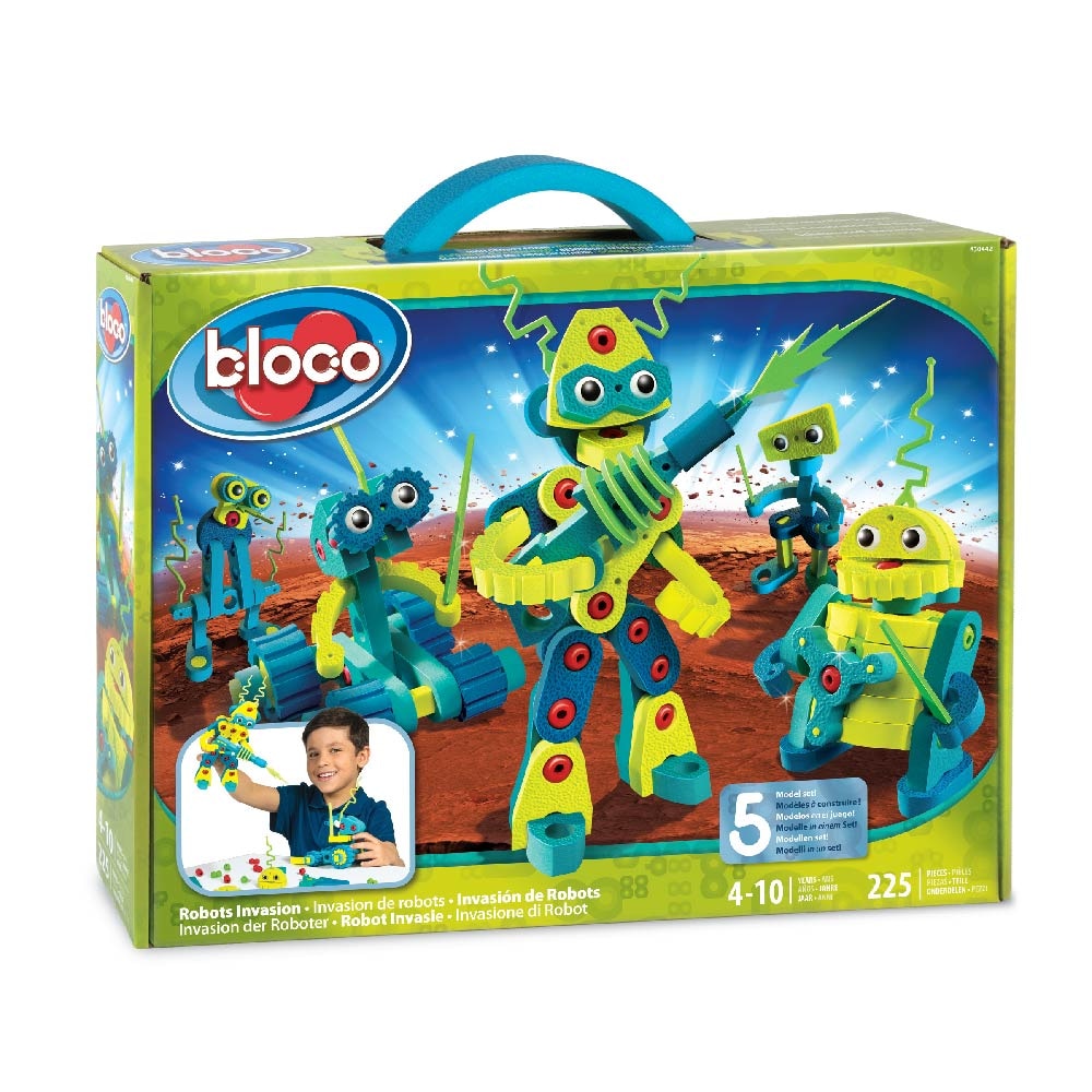 Set constructie din spuma densa - Invazia Robotilor - BLOCO