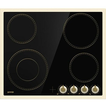 Plita incorporabila Gorenje EC642CLI, vitroceramica, 4 zone de gatire, negru Plita incorporabila Gorenje EC642CLI, vitroceramica, 4 zone de gatire, negru