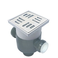 sifon pardoseala cu iesire verticala de 50 cu 2 intrari de 40 la 180 cu inaltator 110x110 gratar inox imagen 40_0_
0