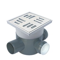 sifon pardoseala cu 2 intrari de 40 paralel si dreaptacu iesire laterala de 50cu inaltator 110x110 gratar inox imagen 39_0_
0