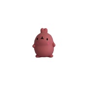 jucarie squishy time fat bunny  iepure cu revenire lenta roz imagen 0_0_0