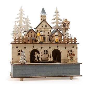 Cutie muzicala si lampa, iarna Cutie muzicala si lampa, iarna