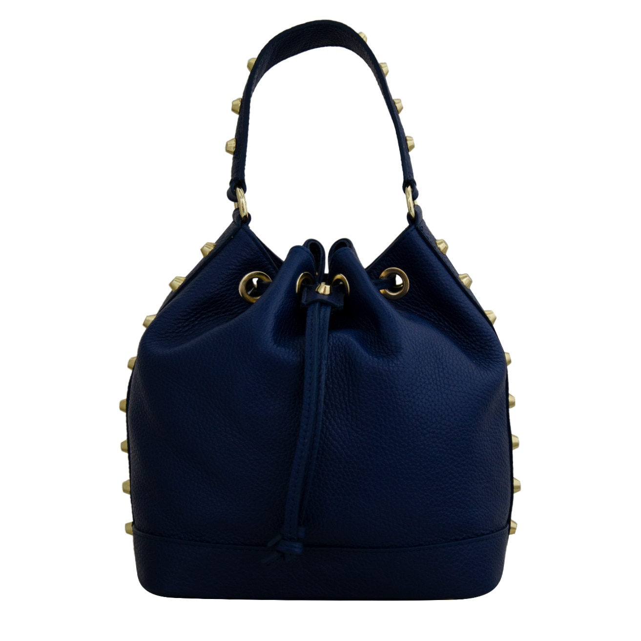 Geanta de dama din piele naturala, Linda albastru jeans