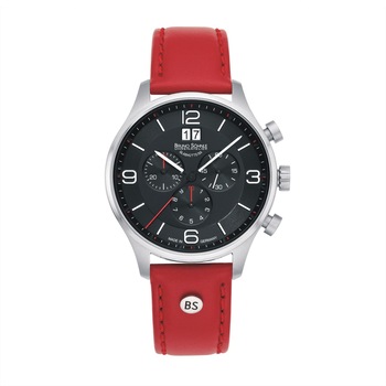 Ceas Bruno Sohnle 17-13196-723, Padua, rosu, carcasa 42mm, cronograf Ceas Bruno Sohnle 17-13196-723, Padua, rosu, carcasa 42mm, cronograf