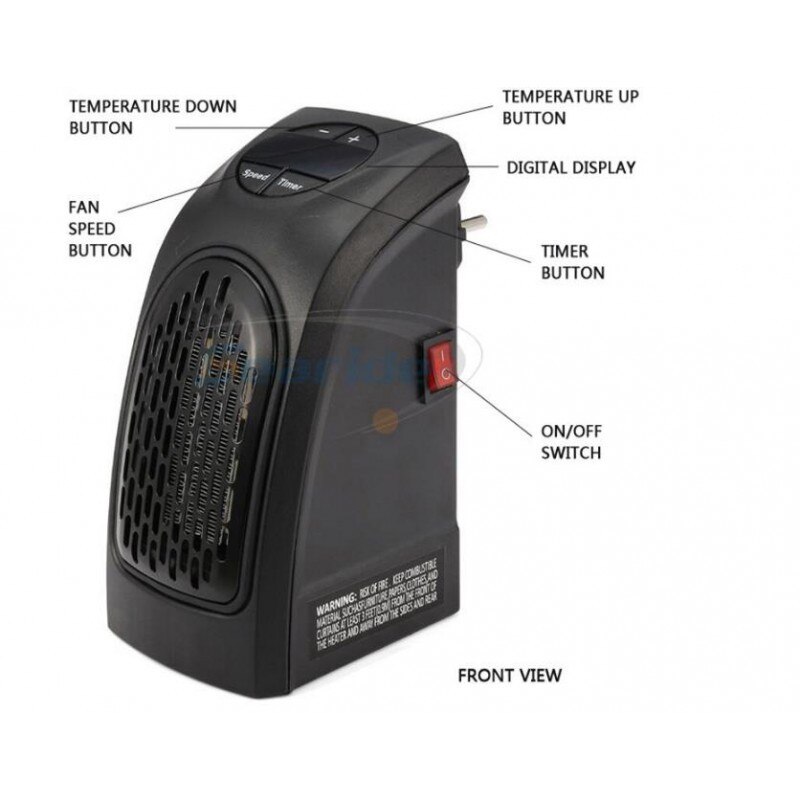 Вентилаторна печка Handy Heater 400w преносима - eMAG.bg