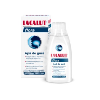 Apa de gura Lacalut Flora 300ml Apa de gura Lacalut Flora 300ml