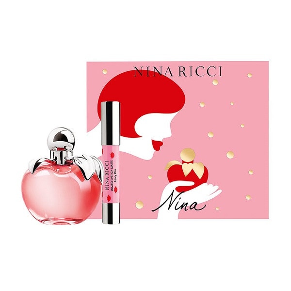 Set Nina Ricci Nina, Femei: Apa de Toaleta, 80 ml + ruj