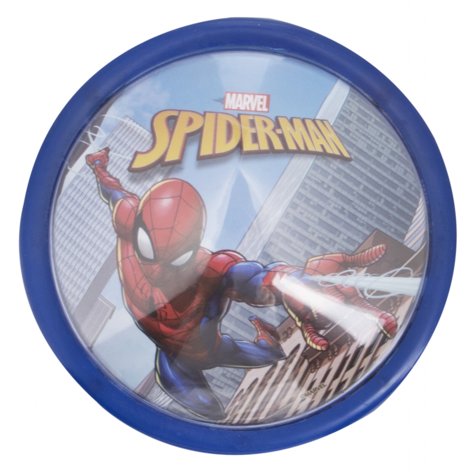 Veioza lampa Led push Spiderman14 cm albastru
