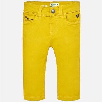 Pantaloni elastan bebe baiat Mayoral 2552TI18GOLD, Galben, 18 luni Pantaloni elastan bebe baiat Mayoral 2552TI18GOLD, Galben, 18 luni