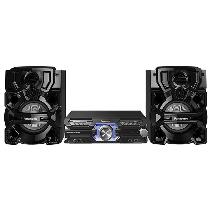 Аудио система Panasonic SC-AKX710E-K, 2000W RMS, Bluetooth, Черна