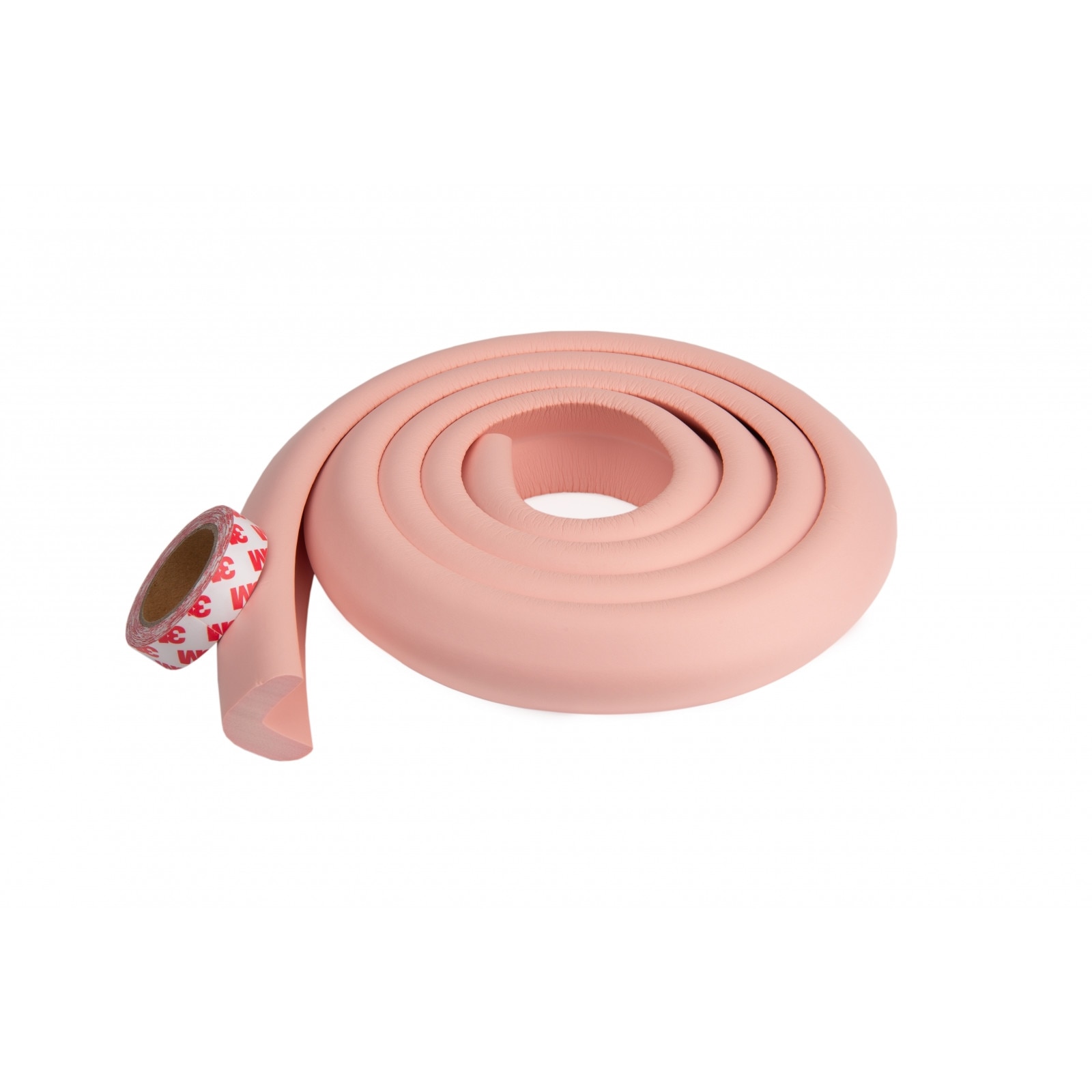 Banda protectie groasa pentru muchii si margini, 3.5x1.2x200 cm, Roz