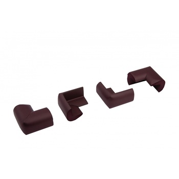 Set 4 bucati groase protectii colturi mobilier, 3.5x1.2x5.5 cm, Grena Set 4 bucati groase protectii colturi mobilier, 3.5x1.2x5.5 cm, Grena