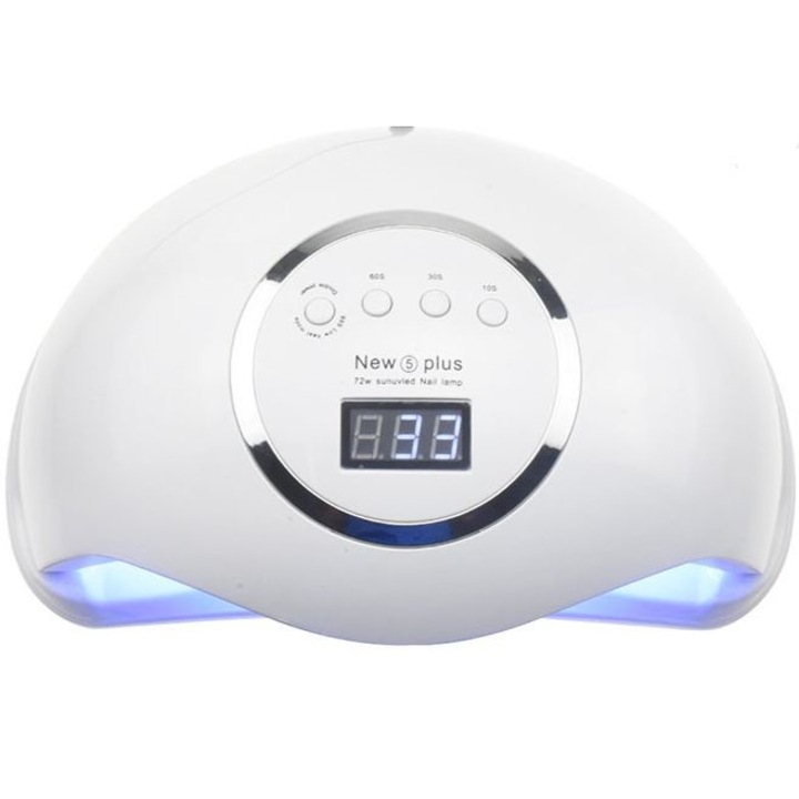 Лампа за маникюр SUN5 Plus 72W, Две ръце, Бял