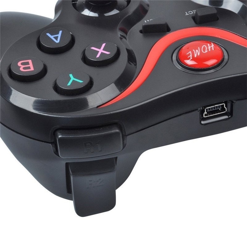 Controller wireless joystick C8 bluetooth 3.0 pentru PC si Android