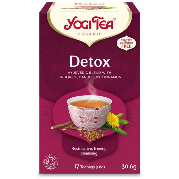 Ceai Bio Detoxifiant Yogi Tea 30.60gr