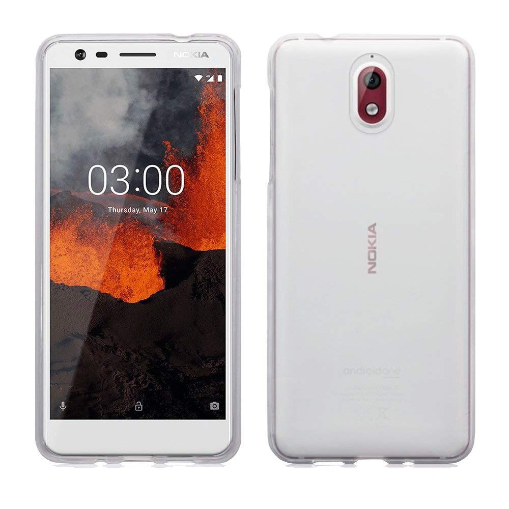 Husa Nokia 3 2018 / 3.1 Silicon Matte TPU Extra Slim - semitransparent