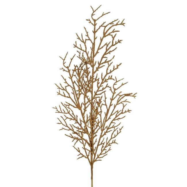 Decoratiune Ramura Aurie de Brad, Craciun, 66 cm