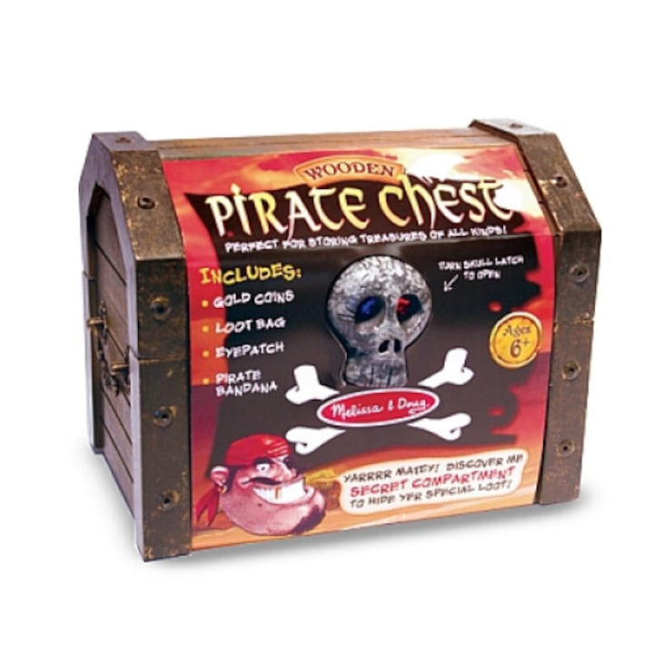 Melissa & Doug Pirate Chest játékkészlet