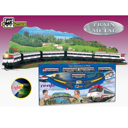 Trenulet Pequetren Electric Cercanias Renfe cu Peisaj