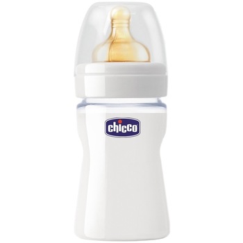 Biberon Chicco Nature Glass, 150 ml, 0+ Biberon Chicco Nature Glass, 150 ml, 0+