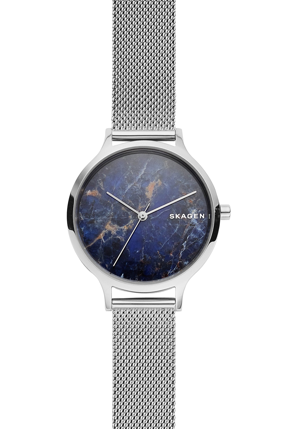 Skagen, Ceas cu bratara cu model plasa, Argintiu