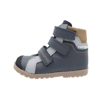 Ghete ortopedice din piele baieti Porto 5300-78, Bleumarin Ghete ortopedice din piele baieti Porto 5300-78, Bleumarin