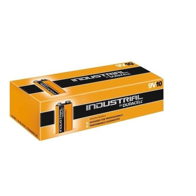 Baterii alcaline Duracell Industrial 9V,6LR6 MN1604 10baterii/cutie
