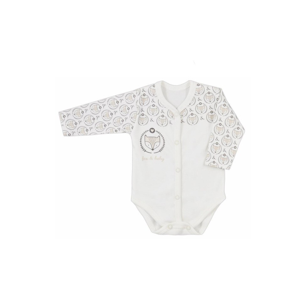 Body cu maneca lunga bebelusi Lisek Koala 3868, Crem
