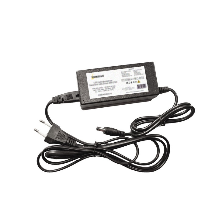 Трансформатор LIGHTEX, LED, 12V, 60W, 5A, Plastic, IP44