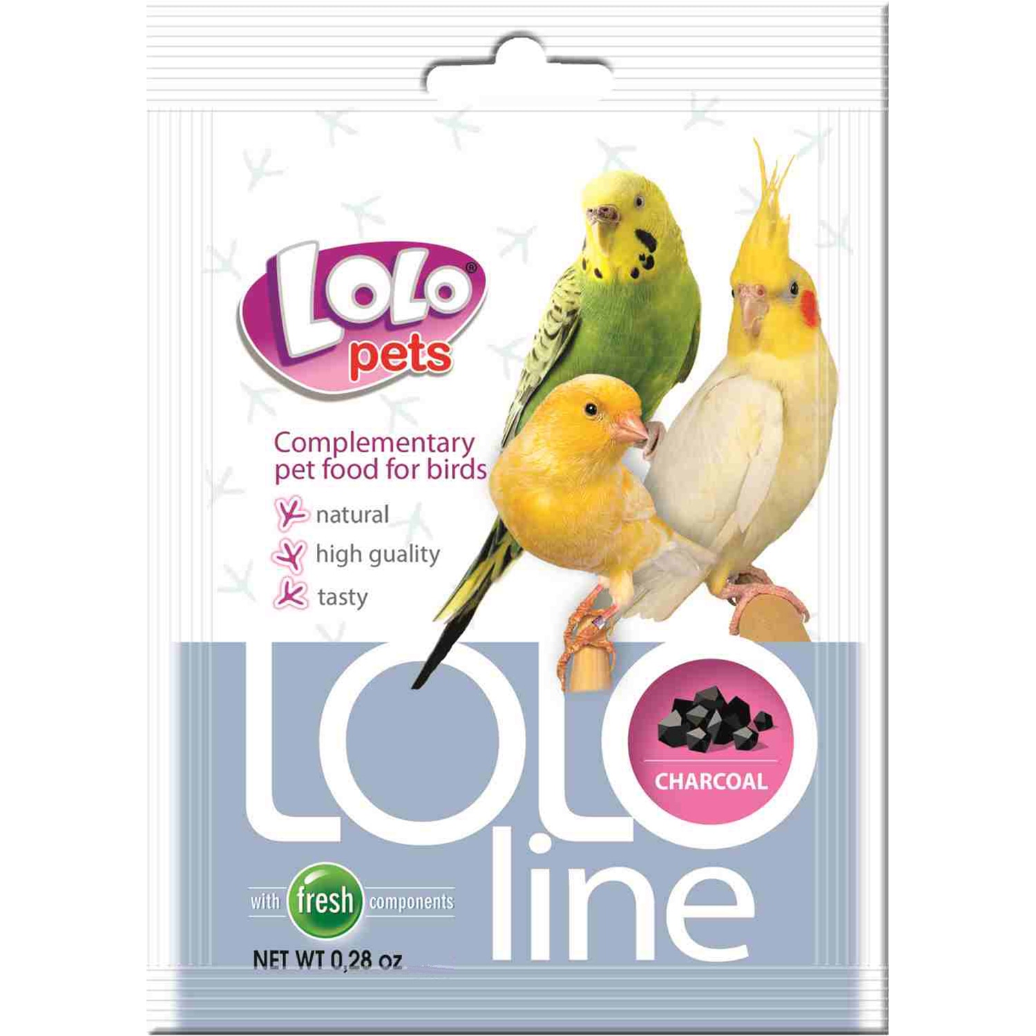 Carbune Lololine pentru pasari, 20 g