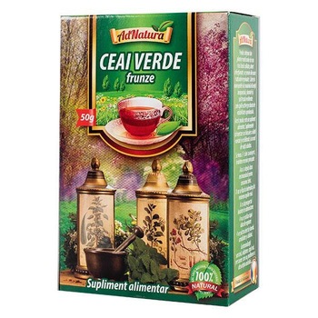 Ceai Verde Frunze Adserv 50gr Ceai Verde Frunze Adserv 50gr