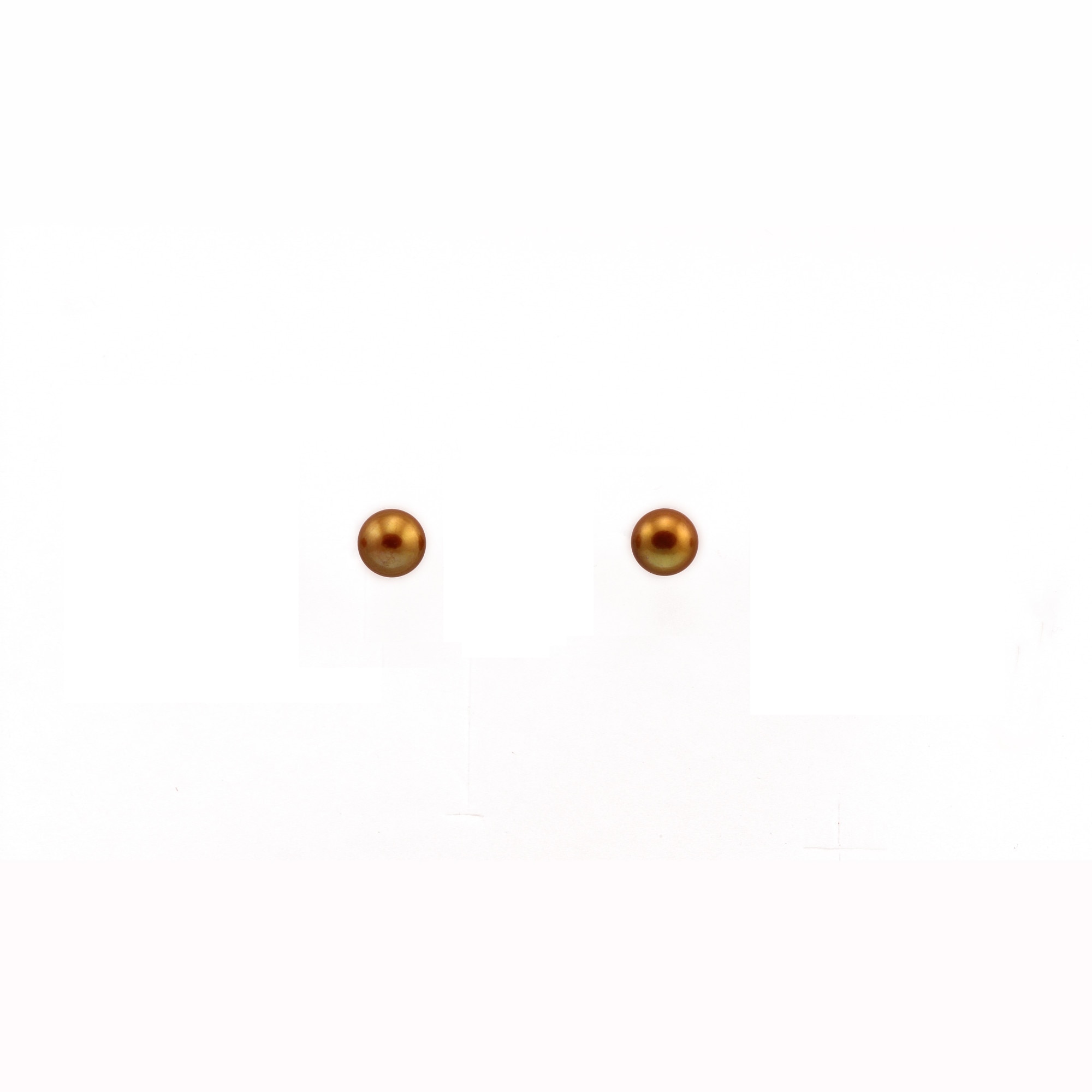 Set cu 3 cercei cu perle de cultura de apa dulce in nuante aramii