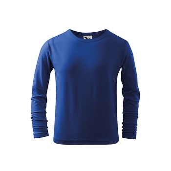 Tricou cu maneca lunga pentru copii,Albastru regal,8 ani Tricou cu maneca lunga pentru copii,Albastru regal,8 ani