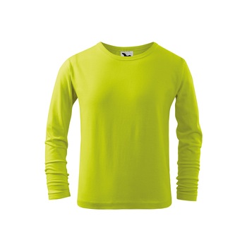 Tricou cu maneca lunga pentru copii,Galben lime10 ani Tricou cu maneca lunga pentru copii,Galben lime10 ani