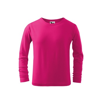 Tricou cu maneca lunga pentru copii,Roz zmeura,8 ani Tricou cu maneca lunga pentru copii,Roz zmeura,8 ani