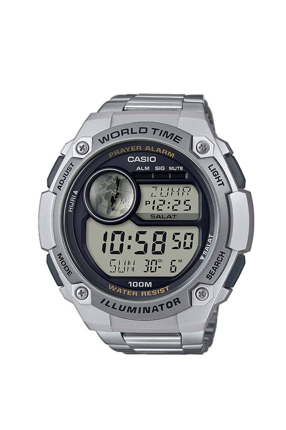 Casio, Ceas digital cu functii multiple, Argintiu