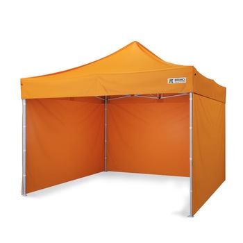 Cort pavilion pliabil 3x3m portocaliu Cort pavilion pliabil 3x3m portocaliu