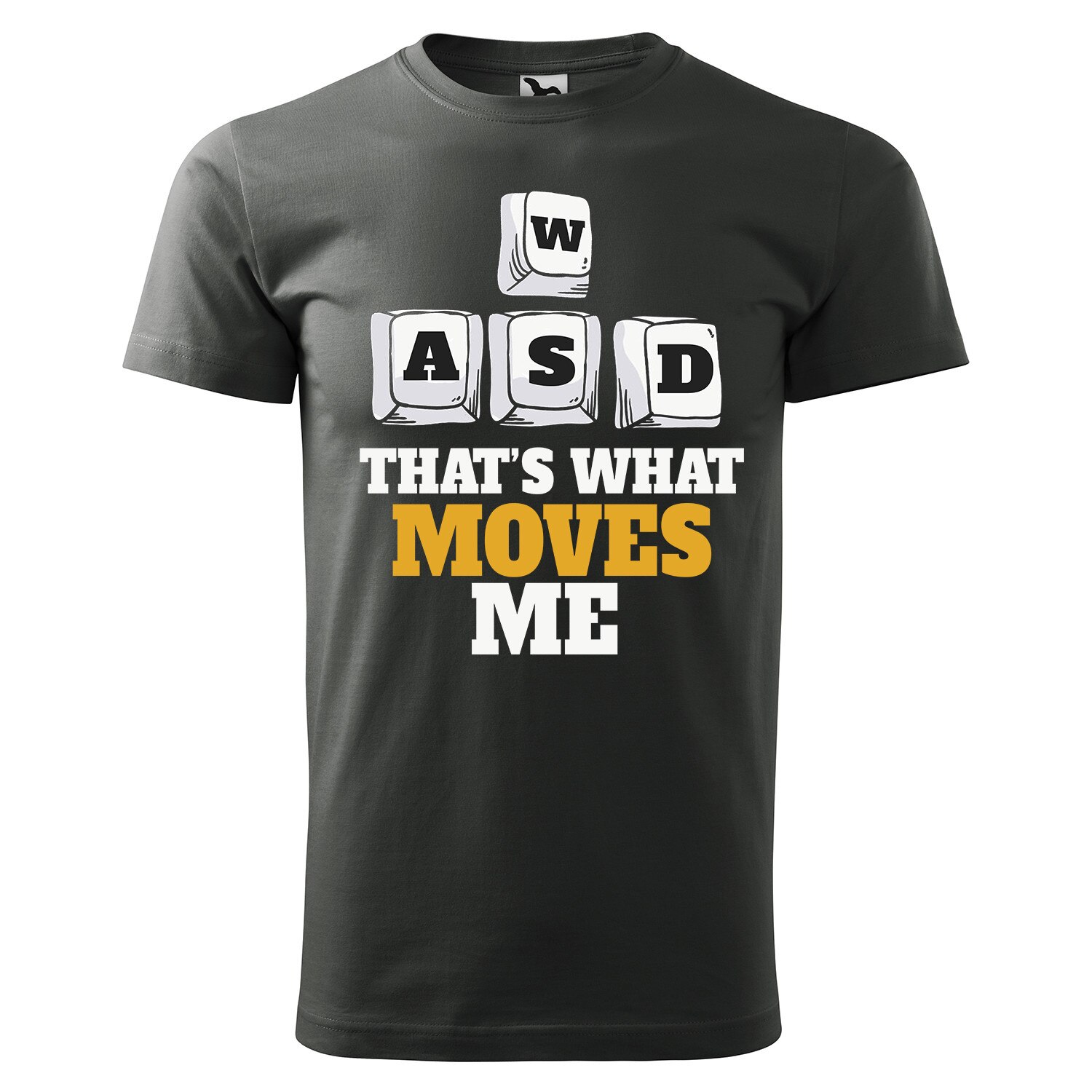 Tricou barbati,personalizat,cu maneca scurta,Gri ardezie,marime XL