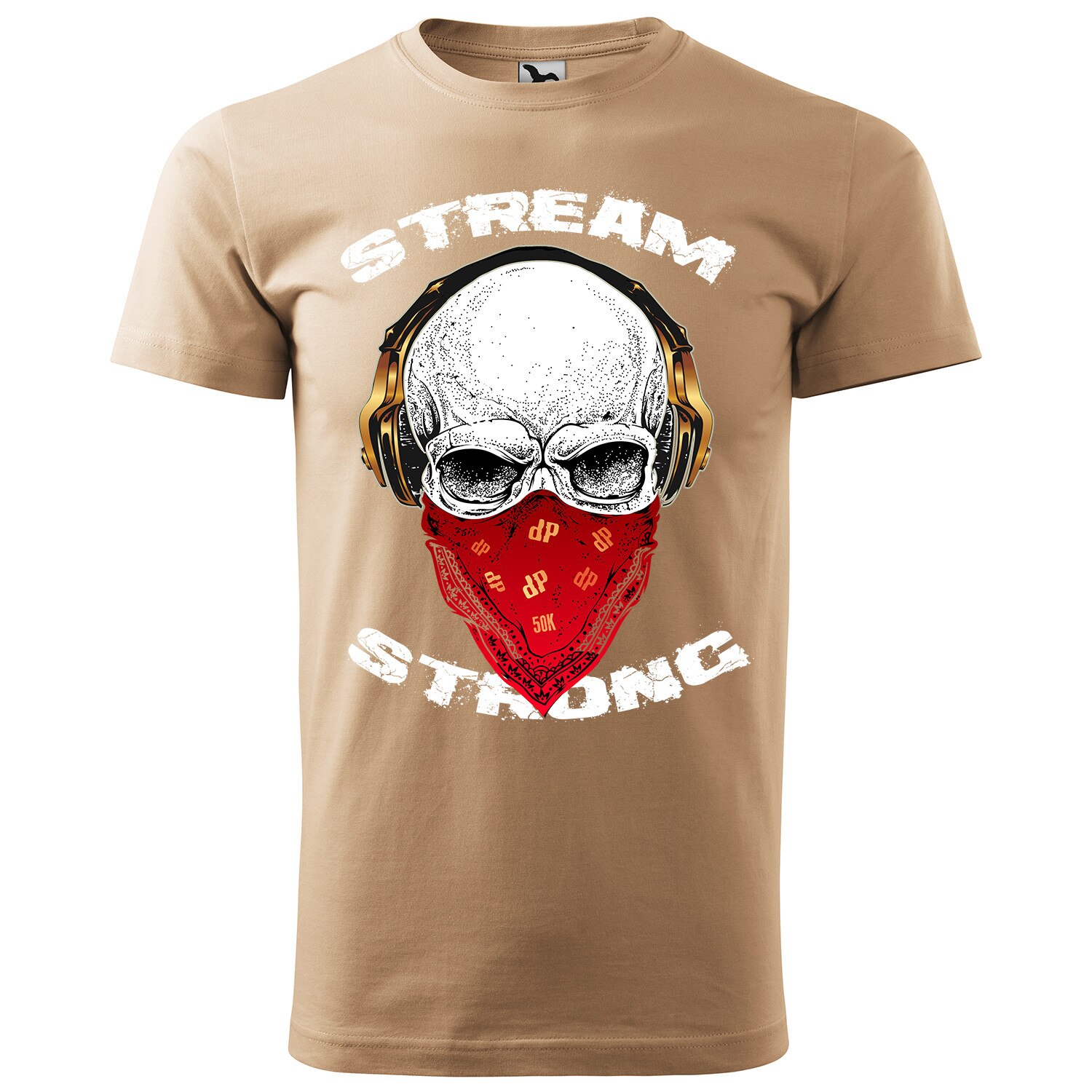 Tricou barbati,personalizat,cu maneca scurta,Nisip,marime L