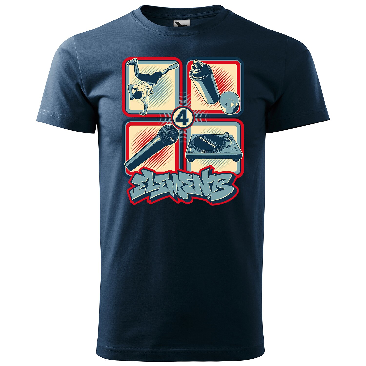 Tricou barbati,personalizat,cu maneca scurta,Albastru marin,marime L
