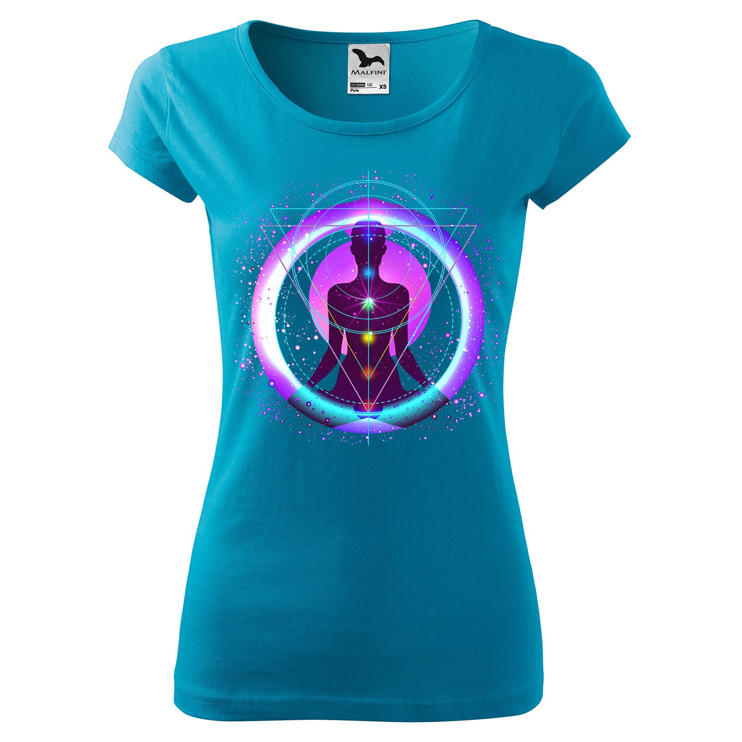 Tricou dama personalizat,cu maneca scurta,Turcoaz,marime XL