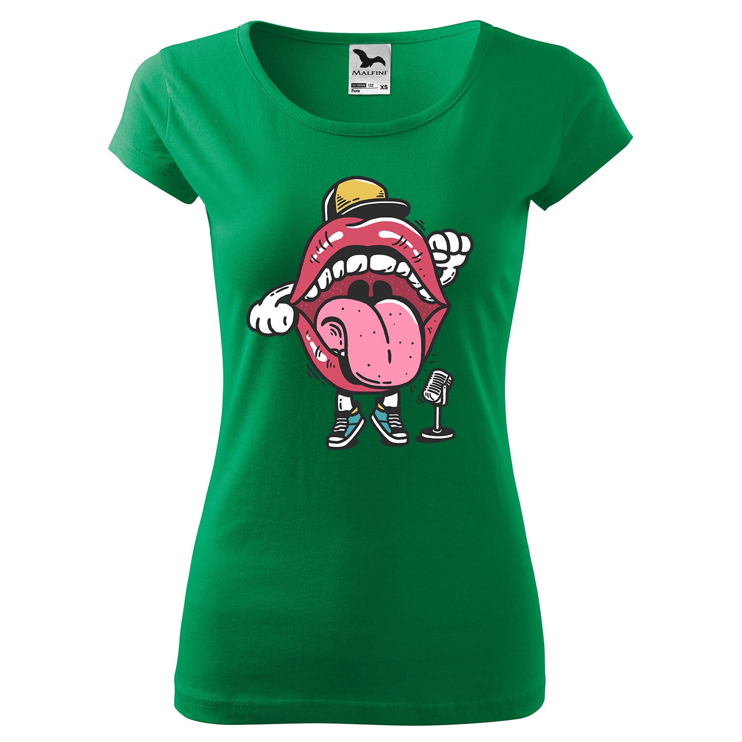 Tricou dama personalizat,cu maneca scurta,Verde mediu,marime 2XL