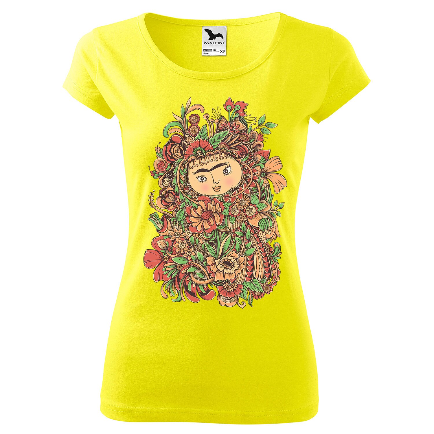 Tricou dama personalizat,cu maneca scurta,Galben lamaie,marime L