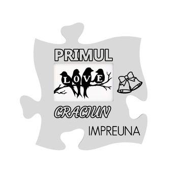 Rama foto tip puzzle, de perete, personalizata  Rama foto tip puzzle, de perete, personalizata